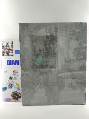 610 грн  Діамантова мозаїка TN1201 Набір алмазної мозаїки на підрамнику 40х50 см Рожеві піони