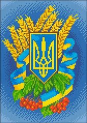 410 грн  Алмазная мозаика Алмазная мозаика 21х30см Символы Украины АМВ-111