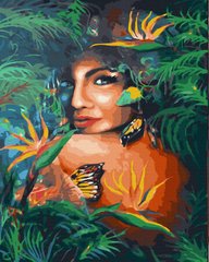 279 грн  Живопись по номерам BK-GX42205 Набор живописи по номерам Девушка из джунглей