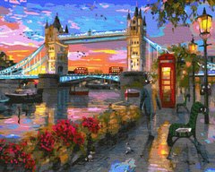 329 грн  Живопись по номерам BK-GX33314 Набор для рисования картины по номерам Осень в Лондоне