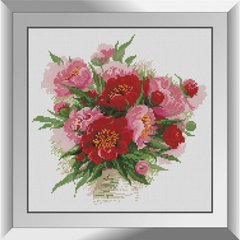 399 грн  Алмазная мозаика 31088 Розовые тюльпаны Набор алмазной живописи