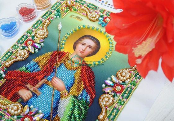 1 172 грн   Р-400 Икона Святой Великомученик Георгий Победоносец Набор для вышивки бисером
