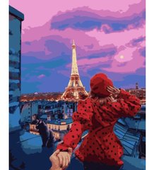 395 грн  Живопись по номерам VA-1231 Картина по номерам Закат над Парижем