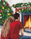 KH4640 Картина-розмальовка Різдвяна романтика, Без коробки