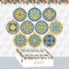 DMS-002 Набор алмазной живописи на деревяной основе Новогодние шары (комплект), Нет