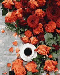 329 грн  Живопись по номерам BK-GX34811 Набор для рисования картины по номерам Кофе с запахом роз