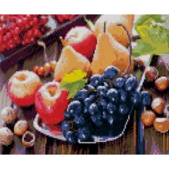 567 грн  Діамантова мозаїка Алмазна картина HX231 "Соковиті фрукти", розміром 30х40 см