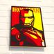3DP40011 Деревянная картина-раскраска Постер Железный Человек, В картонной коробке