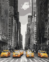 329 грн  Живопись по номерам BS9386 Набор для рисования картины по номерам Такси Нью-Йорка