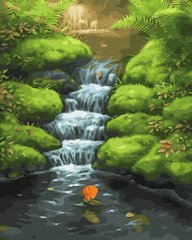 329 грн  Живопись по номерам BK-GX30093 Картина для рисования по номерам Маленький водопад