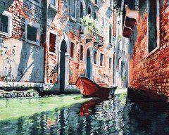329 грн  Живопись по номерам BK-GX31590 Набор для рисования картины по номерам Гондолыа. Венеция