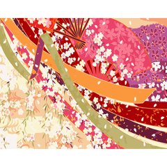 315 грн  Живопись по номерам Набор для росписи по номерам Японская абстракция, 40х50 см, DY138