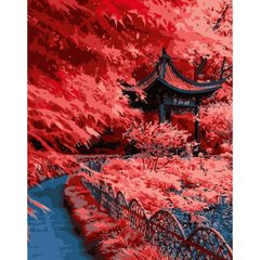 315 грн  Живопись по номерам Набор для росписи по номерам Красные листья Японии, 40х50 см, DY275
