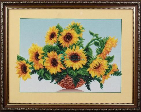 507 грн   Б-006 Солнечные цветы Набор для вышивания бисером