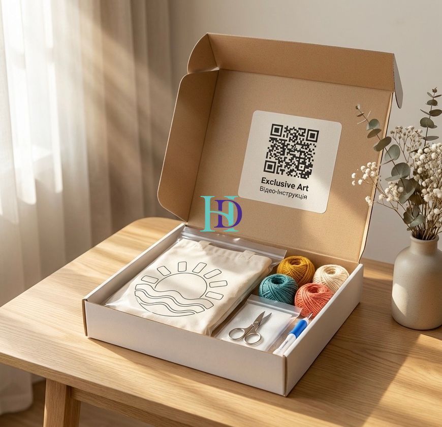 ЕА-070 Набір для килимової вишивки сумки-шопера Пляж
