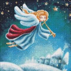 535 грн  Алмазная мозаика AMO7318 Алмазная мозаика Рождественский ангел © Elena Schweitzer 40 х 40 см