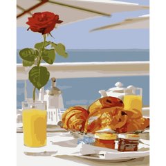 315 грн  Живопись по номерам Набор для росписи по номерам Завтрак с видом на море, 40х50 см, GS520