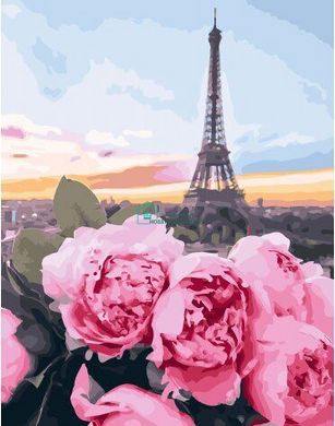 279 грн  Живопис за номерами BK-GX28562 Набір для малювання за номерами Квіти в Парижі
