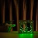 Світильник нічник ArtEco Light з дерева LED Поцілунок, з пультом та регулюванням кольору, RGB