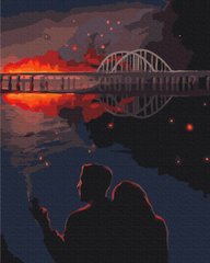 399 грн  Живопись по номерам BS53396 Раскраска для взрослых Крымский мост ©Maria Loniuk 40 х 50 см