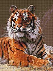 410 грн  Алмазная мозаика EJ1031 Набор алмазной мозаики на подрамнике Величественный тигр