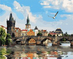329 грн  Живопис за номерами BK-GX33779 Набір для малювання картини за номерами Карлів міст в Празі
