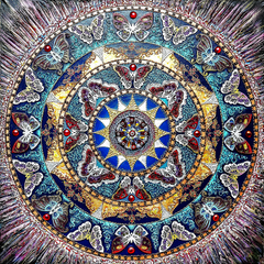 740 грн  Алмазная мозаика КДИ-1322 Набор алмазной вышивки Мандала - Радости и самоисцеления