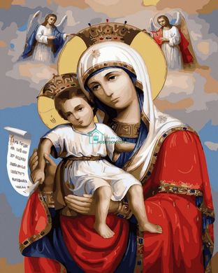 339 грн  Живопис за номерами ANG600 Картина за номерами 40 х 50 см Ікона Божої матері
