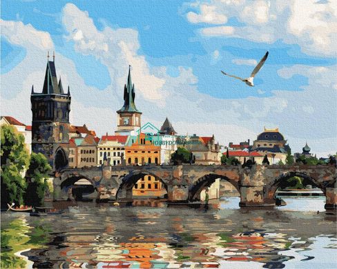 329 грн  Живопис за номерами BK-GX33779 Набір для малювання картини за номерами Карлів міст в Празі