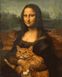 VP1172 Картина-раскраска по номерам Монна Лиза с котом