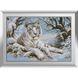 31265 Тигр в снегу Набор алмазной живописи