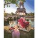 Набір для творчості алмазна картина Франція і квіти, 40х50 см FA40868