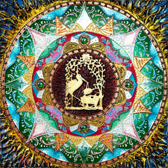740 грн  Діамантова мозаїка КДИ-1324 Набір алмазної вишивки Мандала - Народження та Початку нового