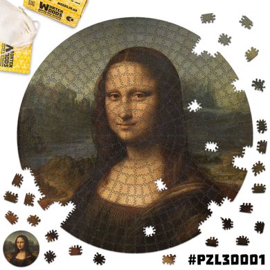 PZL30001L Деревянный Пазл Мона Лиза