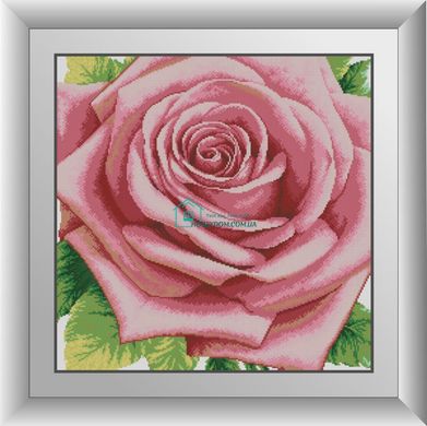 752 грн  Алмазная мозаика 30360 Набор алмазной мозаики Розовая роза
