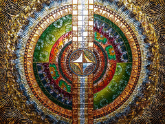 1 250 грн  Діамантова мозаїка КДИ-1325 Набір алмазної вишивки Мандала - Миру та Любові