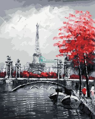 279 грн  Живопись по номерам BK-GX29901 Осенний Париж Набор-картина по номерам