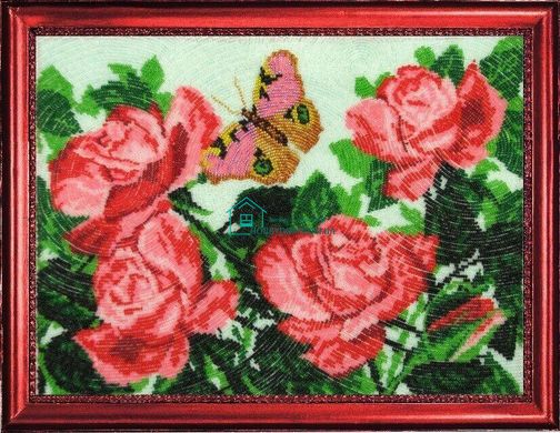 570 грн   117 Метелик з троянди Набір для вишивання бісером