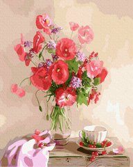 329 грн  Живопись по номерам BK-GX26348 Набор для рисования картины по номерам Розовые петунии