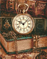 550 грн  Діамантова мозаїка GZS1148 Розмальовка-мозаїка, набір для творчості на підрамнику Кишеньковий годинник