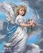 DMP-157 Набор алмазной живописи на подрамнике Ангел в облаках