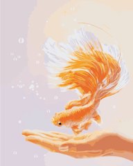 319 грн  Живопись по номерам AS0887 Набор для рисования по номерам Золотая рыбка