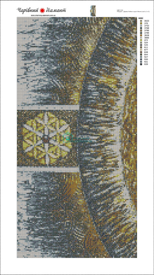 2 950 грн  Діамантова мозаїка КДИ-1326 Набір алмазної вишивки Мандала - Дерево Любові у колі Життя.