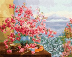 279 грн  Живопись по номерам BK-GX27370 Картина для рисования по номерам Весна в Японии