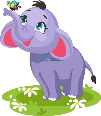 155 грн  Живопись по номерам ASK052 Раскраска по номерам для детей Слонёнок