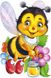 КДИ-0458 Набір діамантової вишивки Бджілка з медом