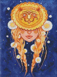 AMO7566 Діамантова мозаїка на підрамнику Лев &copy;lesya_nedzelska_art 30 х 40 см
