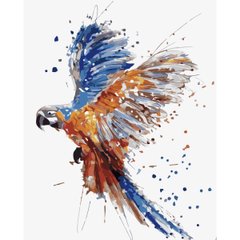 395 грн  Живопись по номерам VA-3732 Картина по номерам Цветной попугай