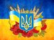 TN994 Набор алмазной мозаики на подрамнике Украина в сердце