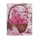 FA40799 Набор алмазной мозаики на подрамнике Корзина с розовыми розами